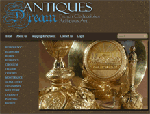 Tablet Screenshot of antiques-dream.com